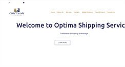 Desktop Screenshot of optimashipbrokers.com